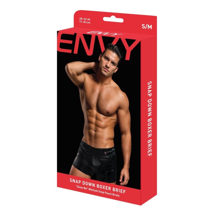 Men's Boxer Shorts Envy Black S/M