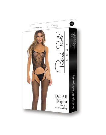 Conjunto de Lencería René Rofé Negro (Talla única)