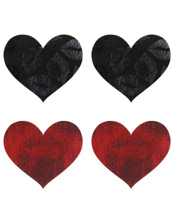 Nipple shield Peekaboo Black One size Hearts