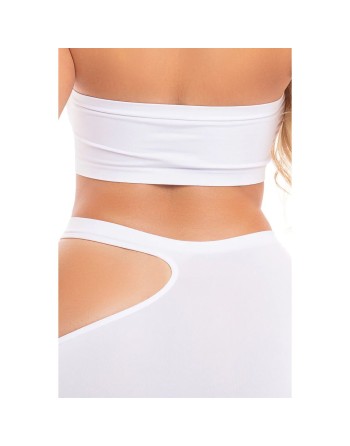 Conjunto de Lencería Pink Lipstick Blanco (Talla única)