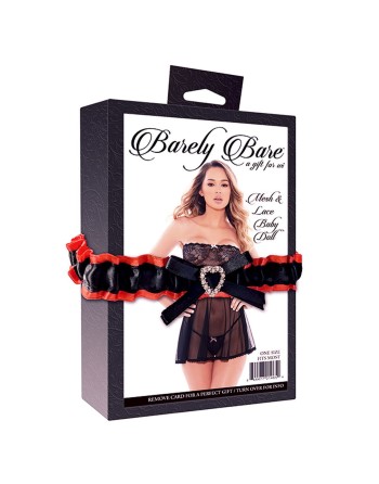 Picardías Barely Bare Negro Talla única