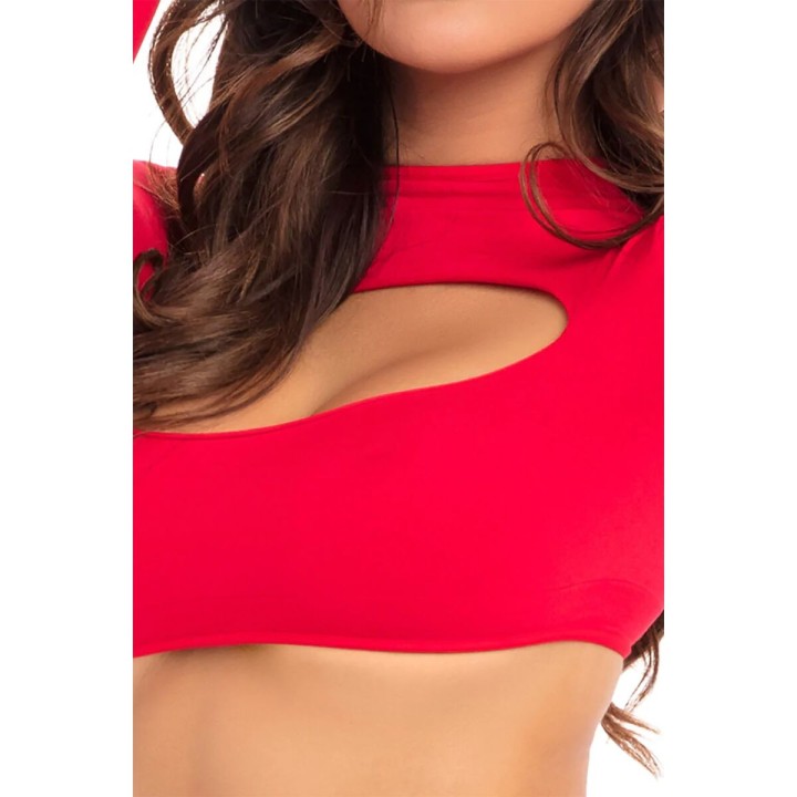 Set di Lingerie Pink Lipstick Rosso (M/L)