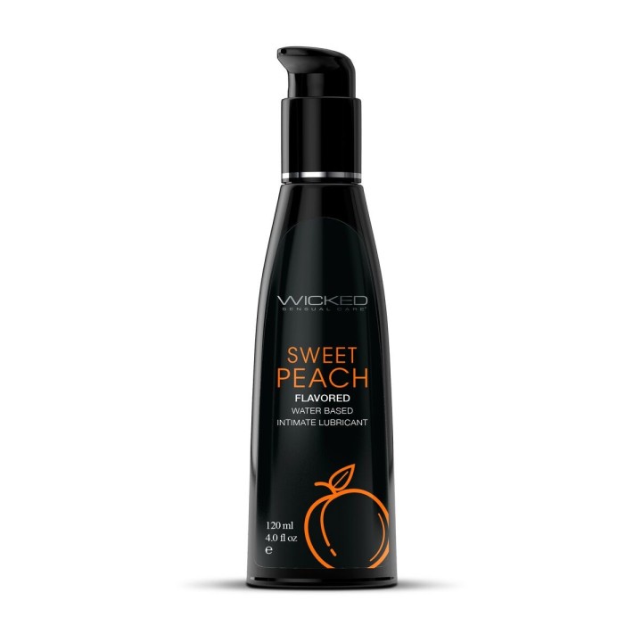 Gleitmittel Erdbeere Wicked Sensual Care Pfirsich 120 ml