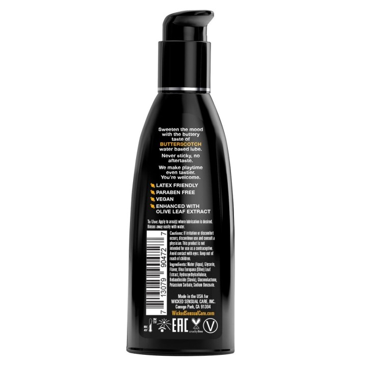 Gleitmittel Erdbeere Wicked Sensual Care 60 ml Karamell