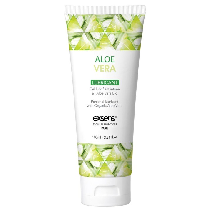 Gleitmittel Erdbeere Exsens Aloe Vera 100 ml
