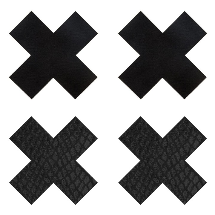 Protège-mamelons Peekaboo X Noir Taille unique