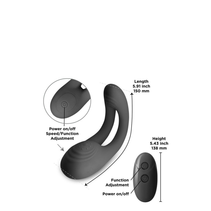 Masseur NS Novelties Inya Noir