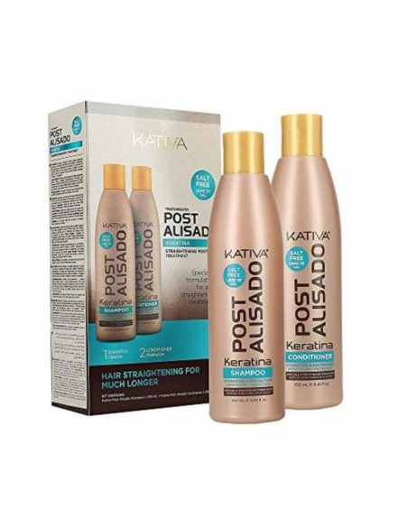 Shampooing et après-shampooing Keratin Kit Kativa Post Alisado (2 uds)