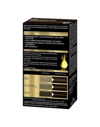 Permanent Dye   Syoss Olio Intense Ammonia-free Nº 4,86 Frozen Chestnut