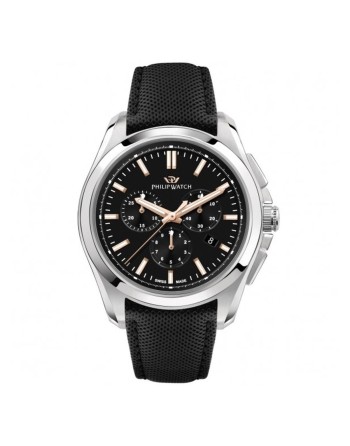 Reloj Hombre Philip Watch AMALFI CHRONO Negro (Ø 43 mm)