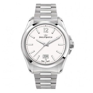 Herreur Philip Watch AMALFI Hvid Sølvfarvet (Ø 43 mm)