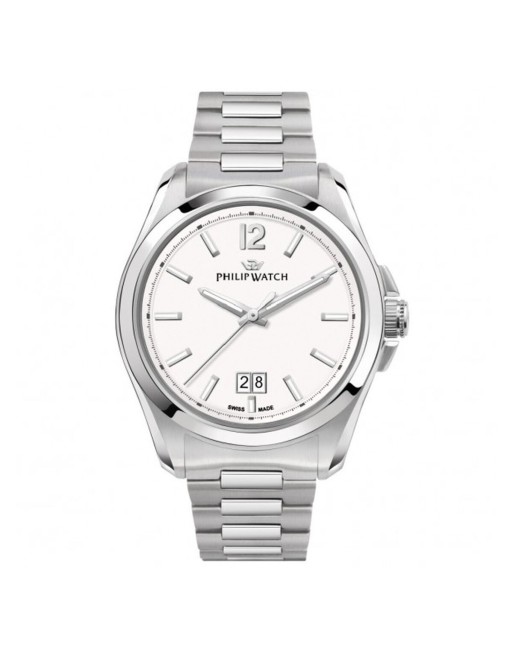 Herrenuhr Philip Watch AMALFI Weiß Silberfarben (Ø 43 mm)