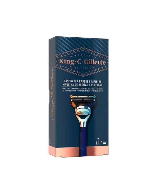 Manual shaving razor King C Gillette Gillette King Blue