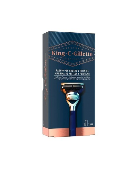 Manual shaving razor King C Gillette Gillette King Blue