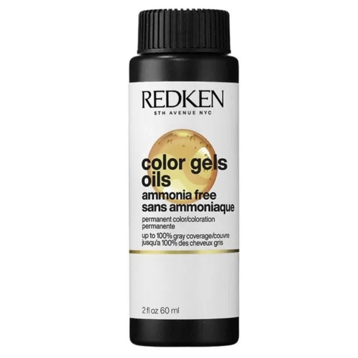 Teinture permanente Redken Color Gel Oils Ab 3 x 60 ml Nº 04AB - 4.1 (3 Unités)