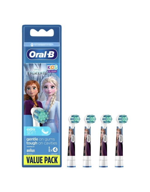 Cabezal de Recambio Braun EB10S-4 Blanco 4 Unidades