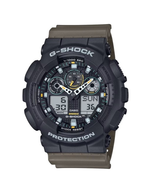 Men's Watch Casio G-Shock OVERSIZED - TWO TONE UTILITY COLOURS Black (Ø 51 mm)
