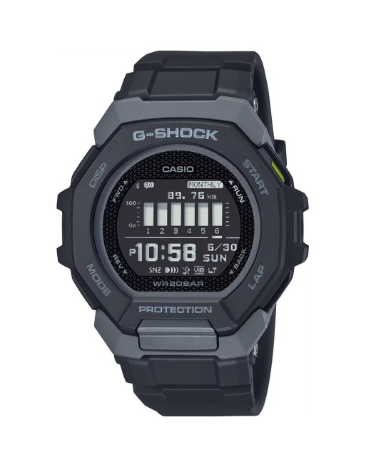 Herrenuhr Casio G-Shock G SQUAD -  SUNNY SIDE STYLE Schwarz (Ø 47,5 mm)