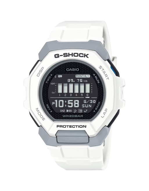 Herrenuhr Casio G-Shock G SQUAD -  SUNNY SIDE STYLE Schwarz (Ø 47,5 mm)