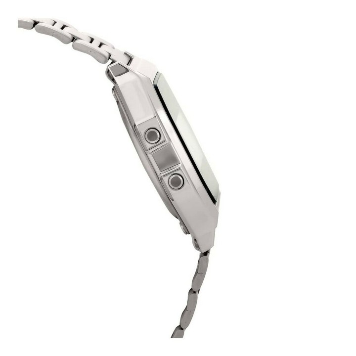 Unisex ur Casio A158WA-1 Sort Sølvfarvet (Ø 33 mm)