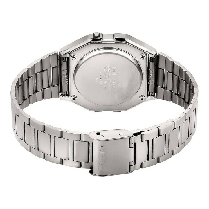Unisex ur Casio A158WA-1 Sort Sølvfarvet (Ø 33 mm)