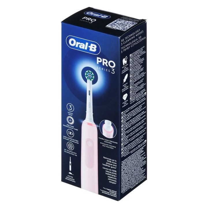 Elektrische Zahnbürste Braun PRO3 Pink