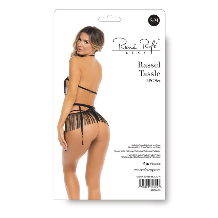 Ensemble de Lingerie René Rofé Noir (M/L)
