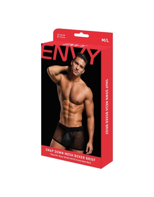 Herren-Boxershorts Envy Schwarz L/XL