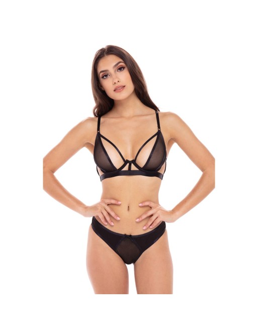 Ensemble de Lingerie René Rofé Noir (S/M)