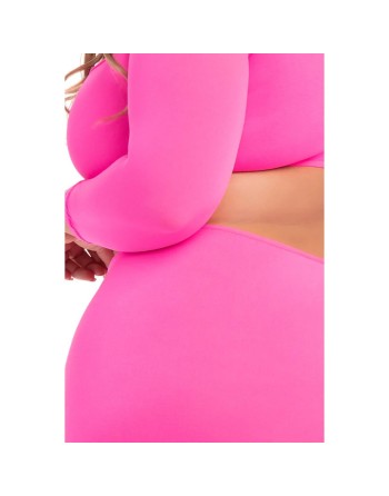 Underwear Set Pink Lipstick Pink (3XL/4XL)