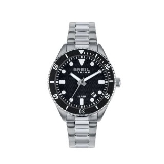Orologio Uomo Breil EW0716 Nero Argentato (Ø 39 mm)