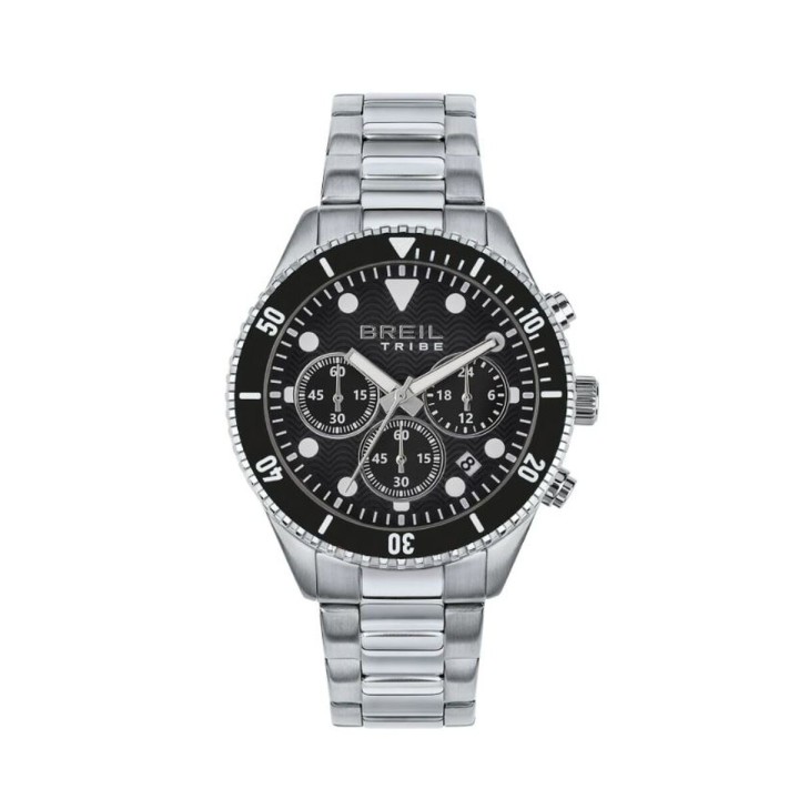 Herreur Breil EW0713 Sort Sølvfarvet (Ø 41 mm)