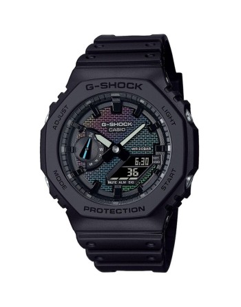 Herrenuhr Casio G-Shock OAK - RAINBOW BRICK WALL SERIE Schwarz