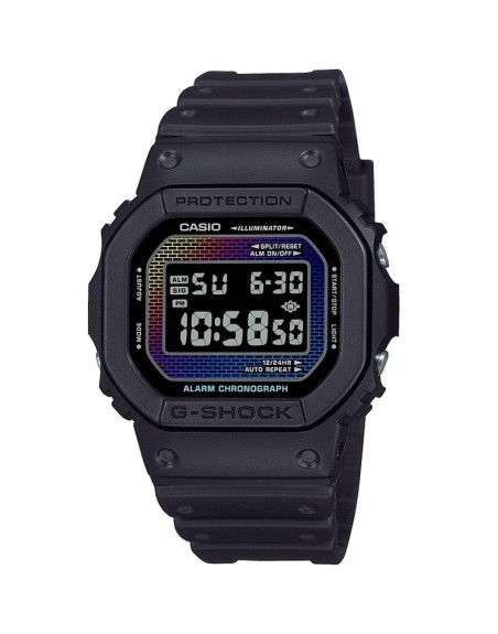 Herrenuhr Casio G-Shock THE ORIGIN - RAINBOW BRICK WALL SERIE Schwarz