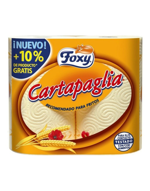 Køkkenrulle Cartapaglia Foxy Cartapaglia Stegt (2 uds)