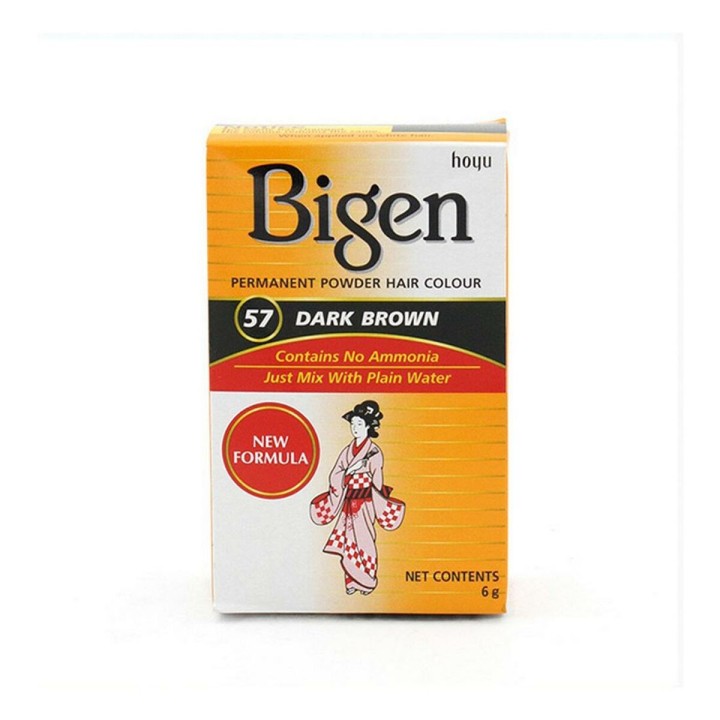 Permanent Farve Bigen Nº57 Dark Brown (6 gr)