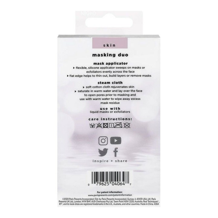 Unisex kosmetiksæt Masking Duo Real Techniques Masking Duo Eksfolierende produkt 2 Dele (2 pcs)