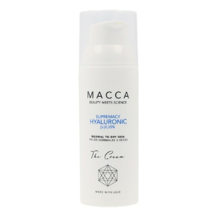 Intensiv Fugtgivende Creme Supremacy Hyaluronic Macca 0,25% Hyaluronsyre Tør hud (50 ml)