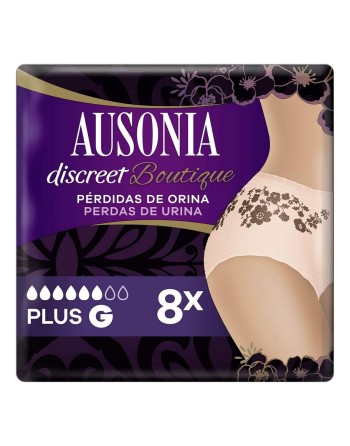 Incontinence Sanitary Pad Ausonia Discreet Boutique Large (8 uds)