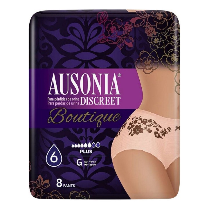 Inkontinens Hygiejnebind Ausonia Discreet Boutique Stor (8 uds)