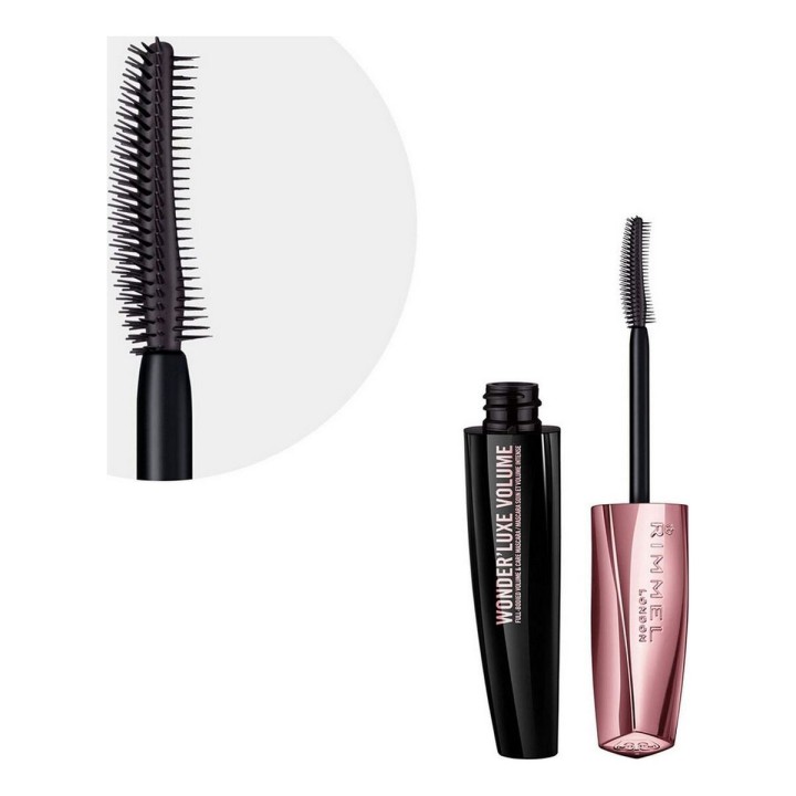 Máscara de Pestañas Efecto Volumen Rimmel London Wonder´Lux Volume Extreme Negro Nº 003 (11 ml)
