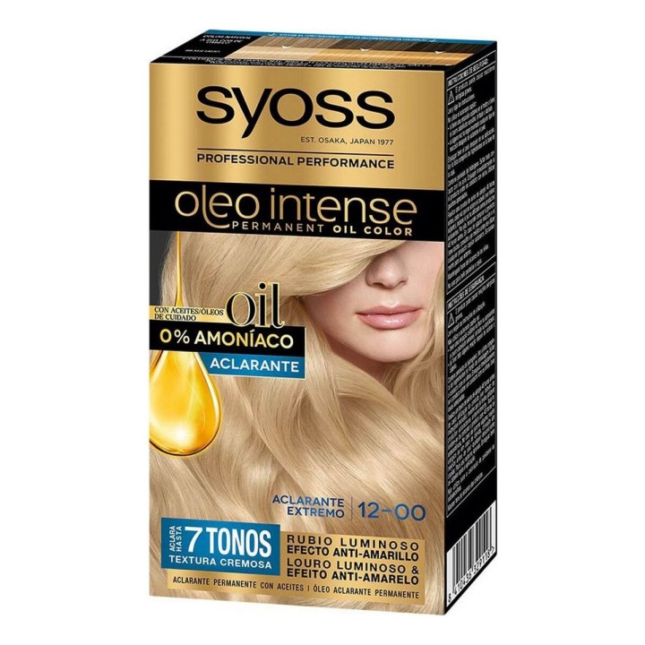Tinte sin Amoniaco Syoss Olio Intense Nº 12
