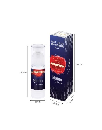 Olio per Massaggio Erotico Attraction 50 ml
