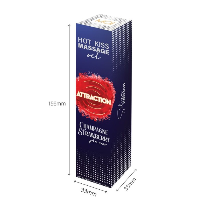 Erotisk massageolie Attraction 50 ml