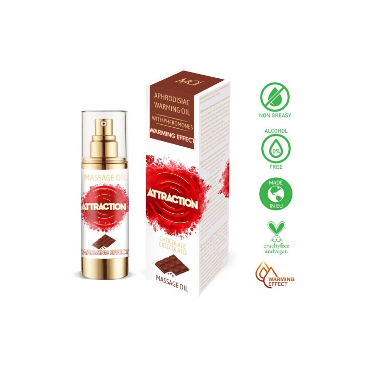 Huile de massage érotique Attraction Chocolate 30 ml