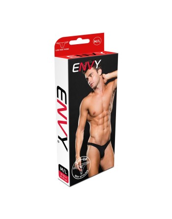 Tanga Lowrise Zip Envy Noir M/L