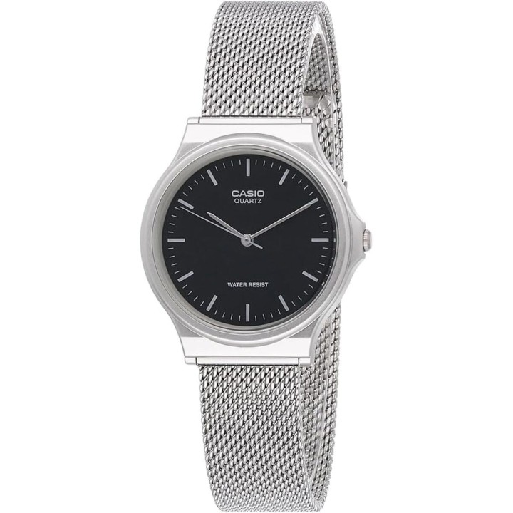 Unisex ur Casio VINTAGE Sort Sølvfarvet (Ø 35 mm)