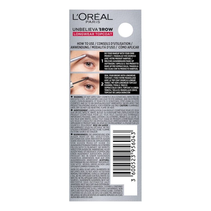 Øjenbrynsblyant Unbelievabrow L'Oréal Paris AA198600 Gennemsigtig