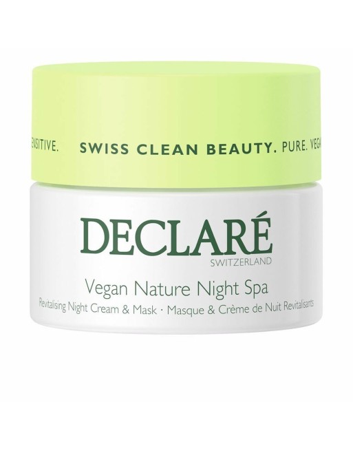 Revitalising Cream Mask Vegan Nature Night Spa Declaré (50 ml)