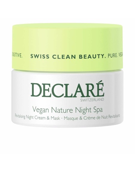 Revitalising Cream Mask Vegan Nature Night Spa Declaré (50 ml)